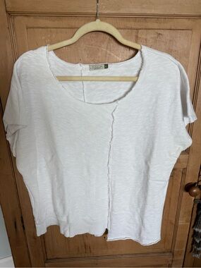 White Cotton Sweater by Chalet et Cie